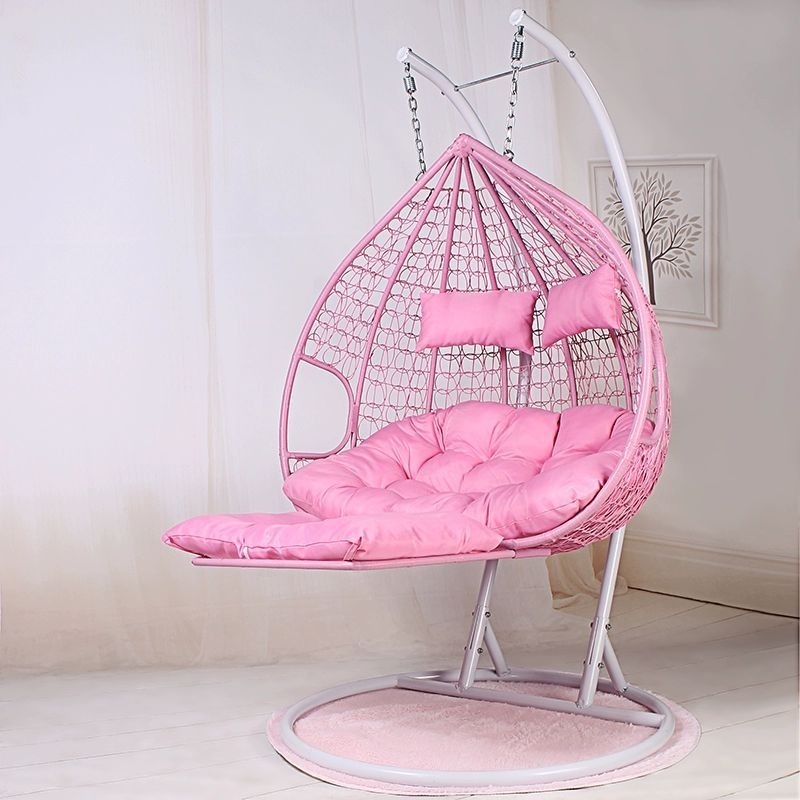 Kids Outdoor Egg Chair - Подвесное кресло-качели для патио с подставкой,