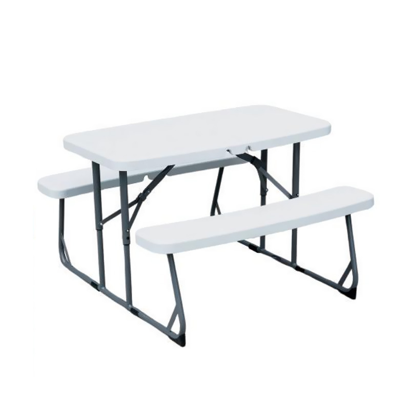 Kids Outdoor Picnic Table - Детский складной пластиковый стол и скамья