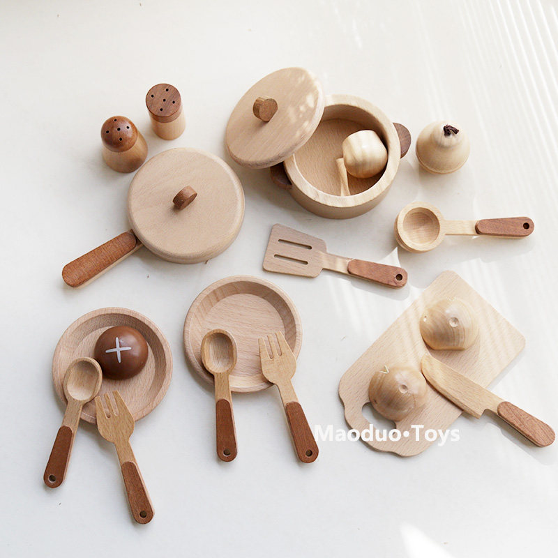Kids Outdoor Kitchen Accessories - Игровой набор Maoduo Toys из бука: