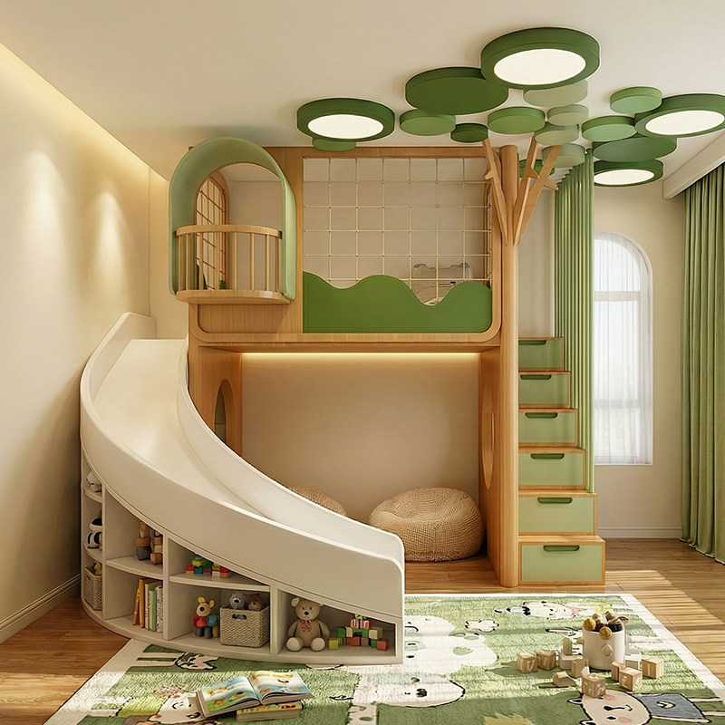 Kids Outdoor Treehouse - Детская комната из массива дерева: домик