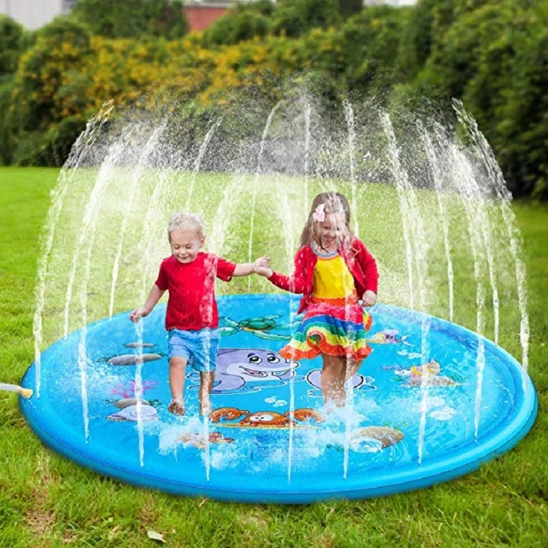 Kids Outdoor Clubhouse - Детский надувной коврик для разбрызгивания воды,