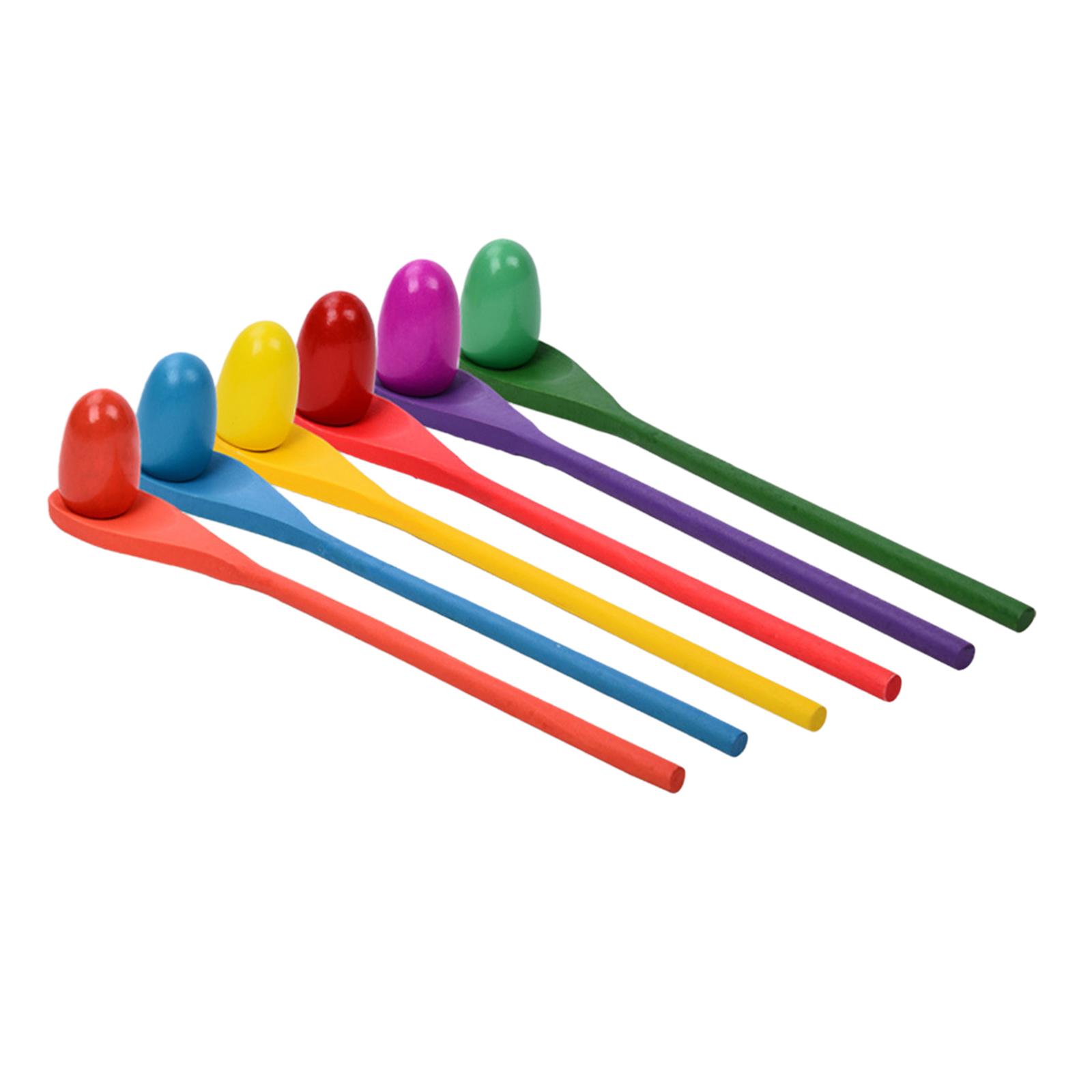 Kids Outdoor Yard Toys - Набор из 6 ложек для игры