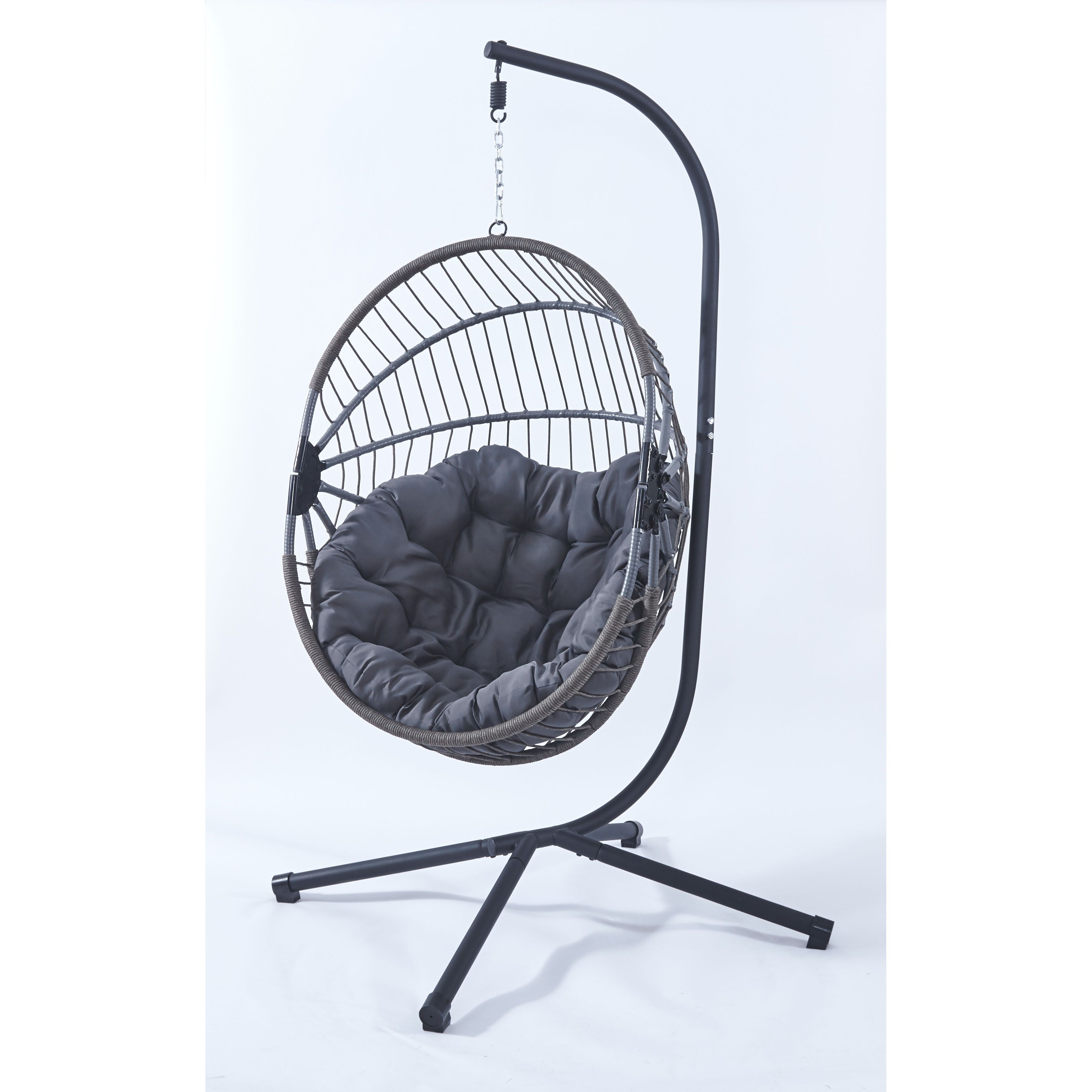 Kids Outdoor Egg Chair - Подвесное кресло-яйцо из ротанга для сада