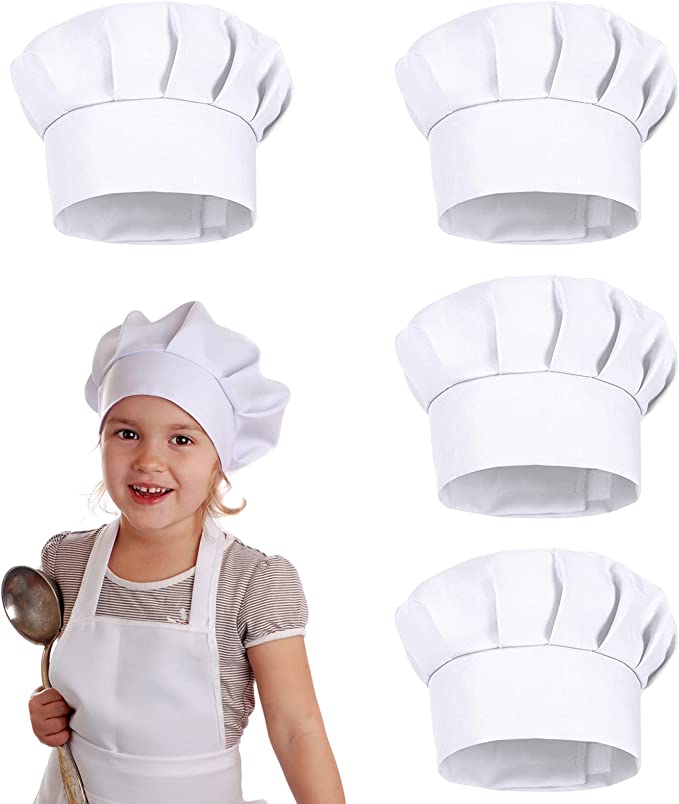 Kids Outdoor Kitchen Accessories - Набор из 4 белых детских поварских