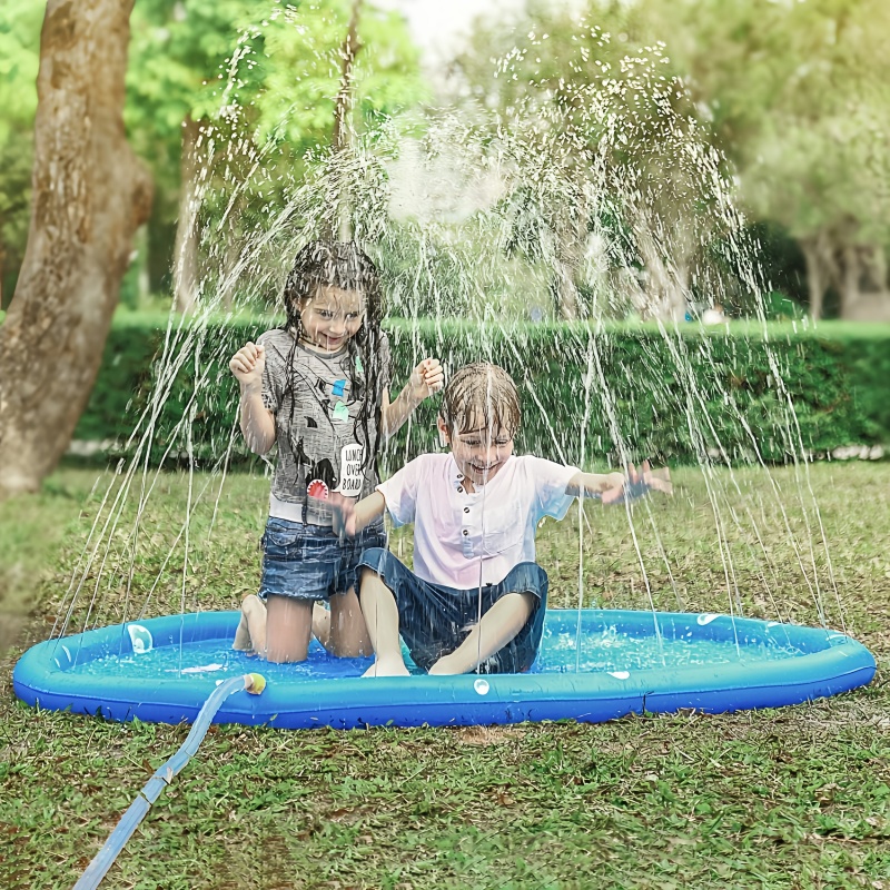 Kids Outdoor Clubhouse - Надувной водный коврик-разбрызгиватель для детей 100