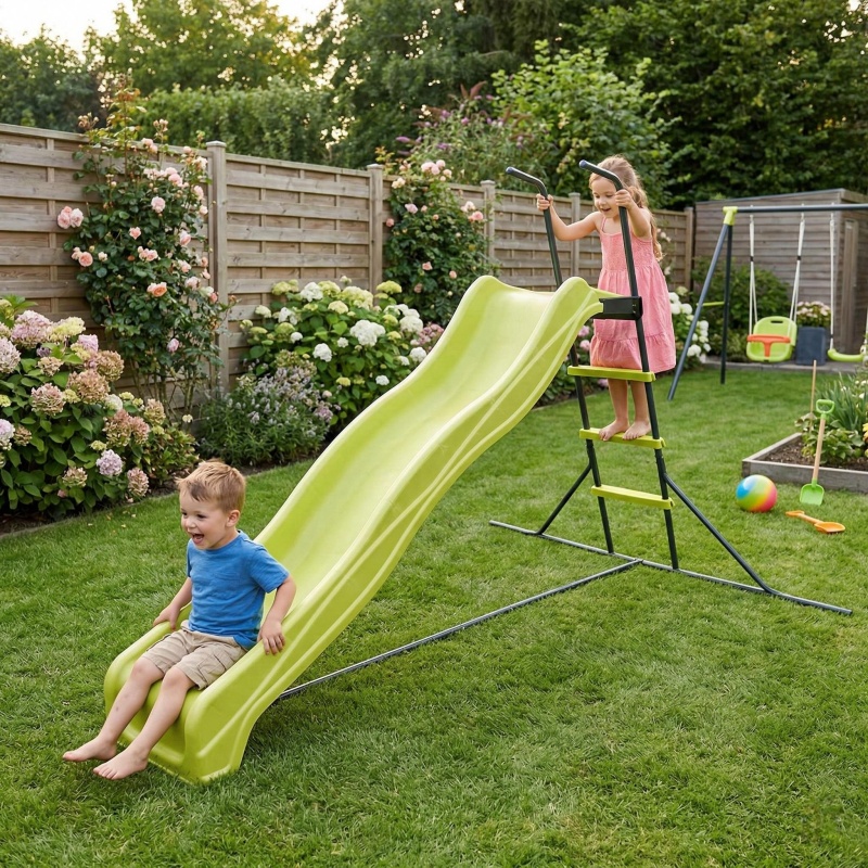 Уличная горка 2.2 м, отдельно  – обзор и цена Kids Outdoor Playset