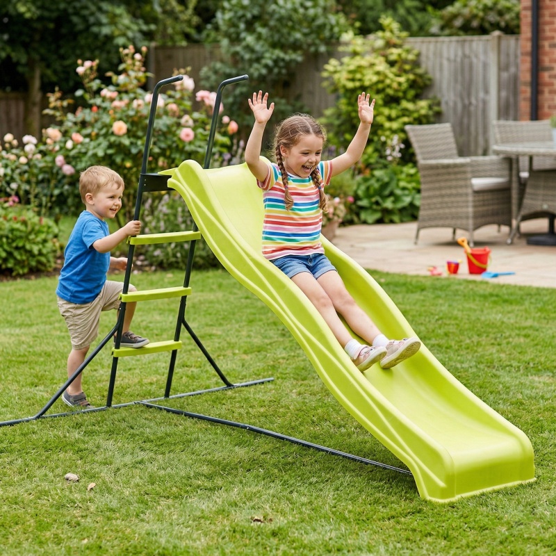 Уличная горка 2.2 м, отдельно  – обзор и цена Kids Outdoor Playset