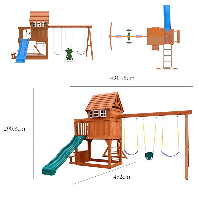 Большой уличный игровой компле – обзор и цена Kids Outdoor Treehouse