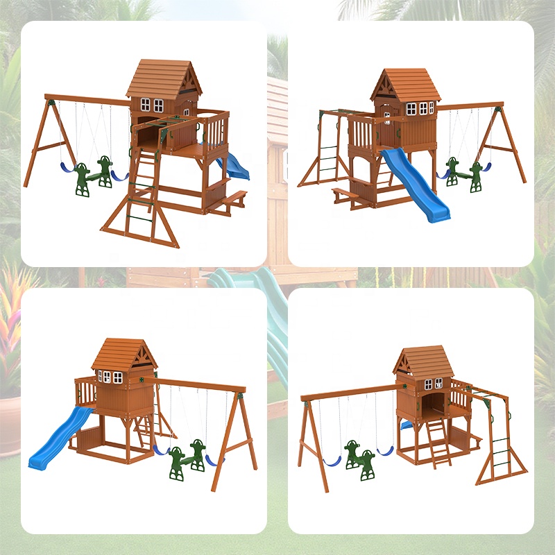 Большой уличный игровой компле – обзор и цена Kids Outdoor Treehouse