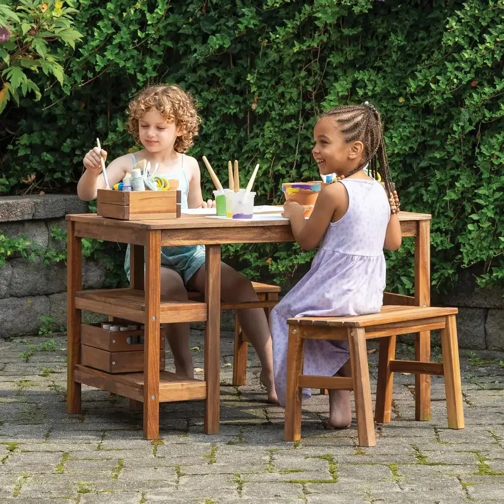 Детский уличный стол-короб и 2 – обзор и цена Kids Outdoor Picnic Table