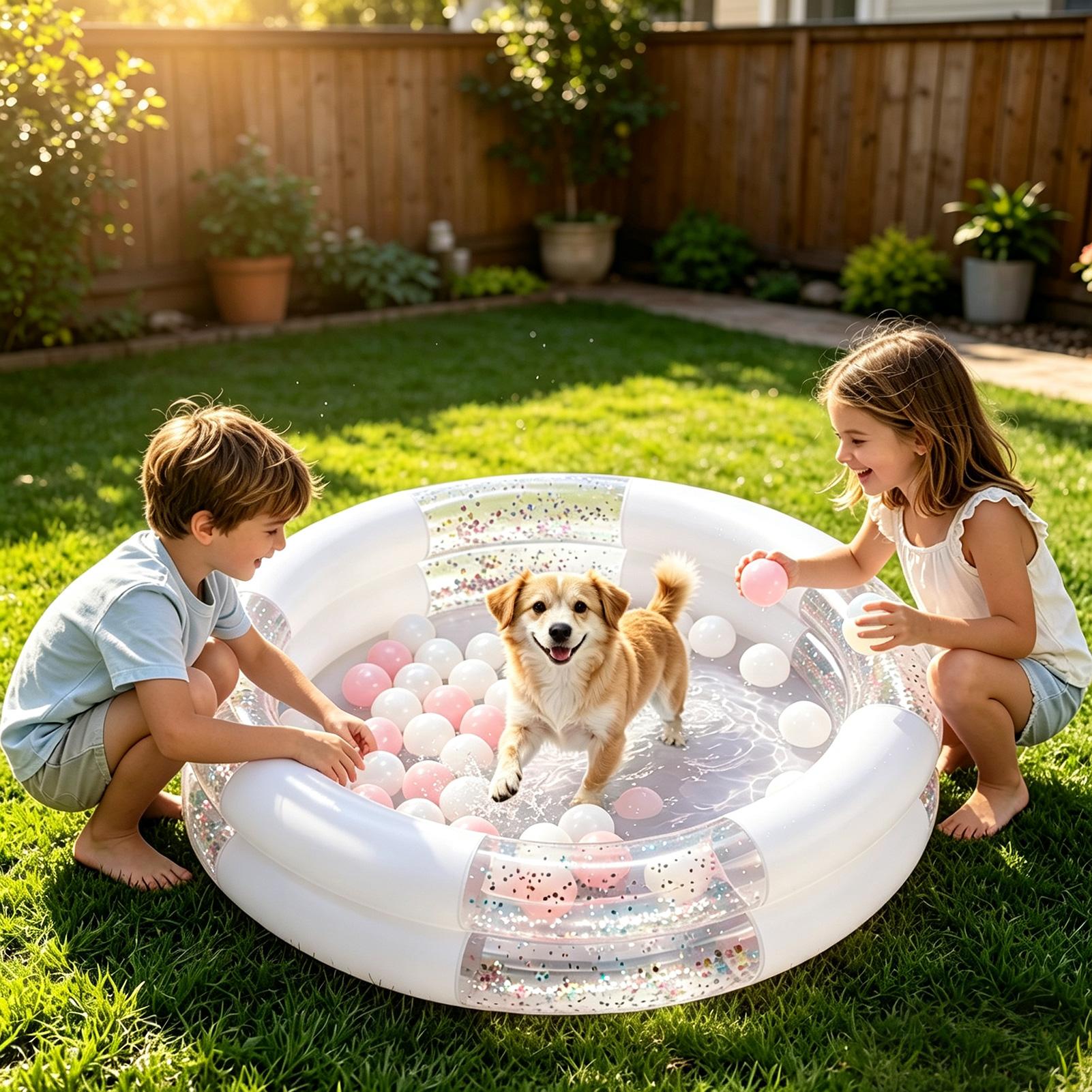 Детский надувной мини-бассейн  – обзор и цена Kids Indoor Outdoor Games