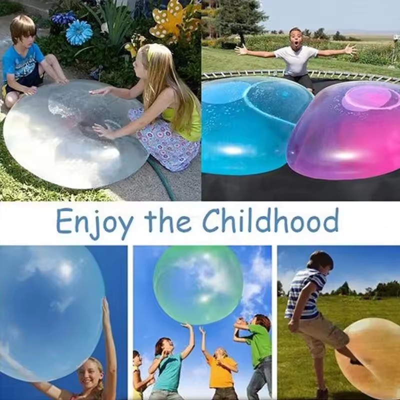 Надувной резиновый мяч-пузырь  – обзор и цена Kids Outdoor Dome