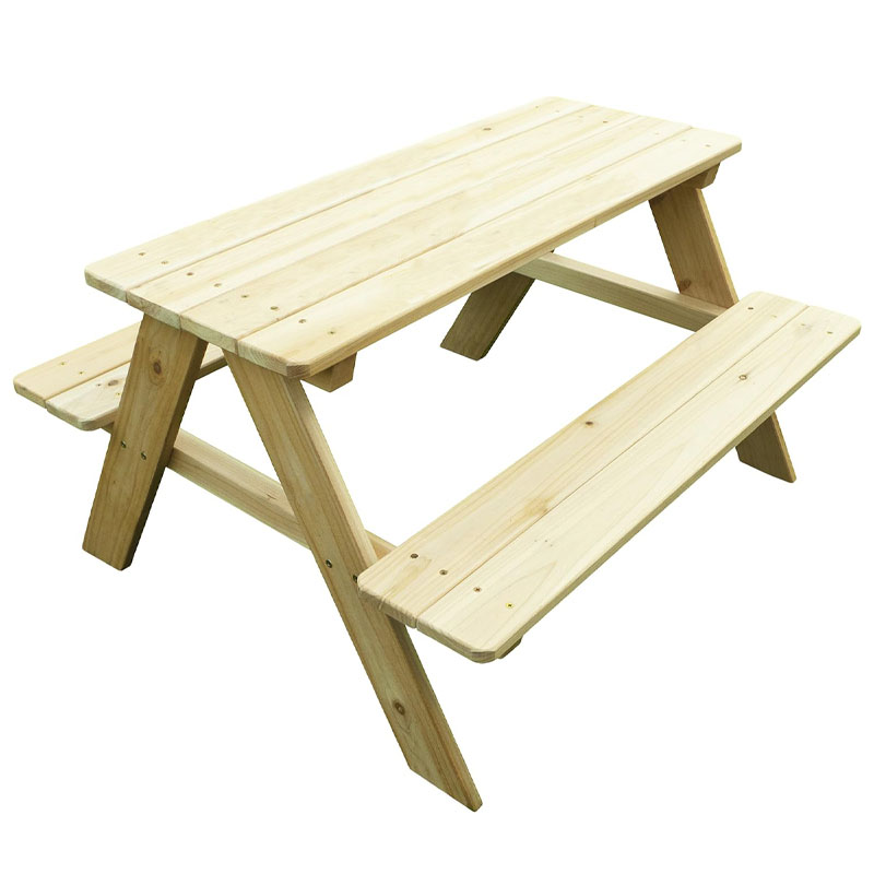 Деревянный детский стол-скамья – обзор и цена Kids Outdoor Picnic Table