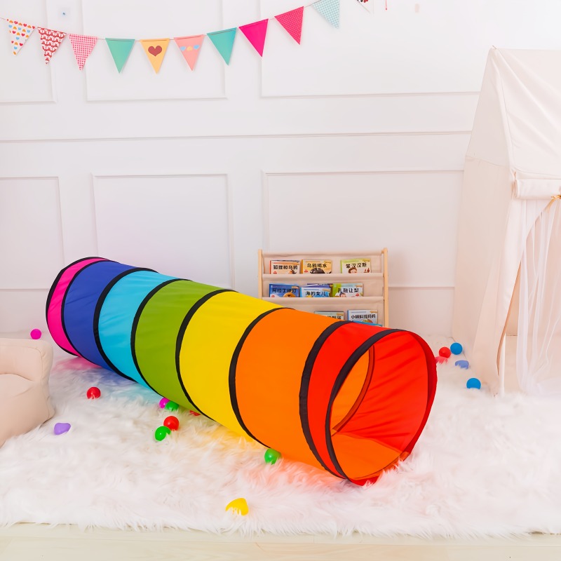 Красочный туннель для ползания – обзор и цена Kids Outdoor Clubhouse