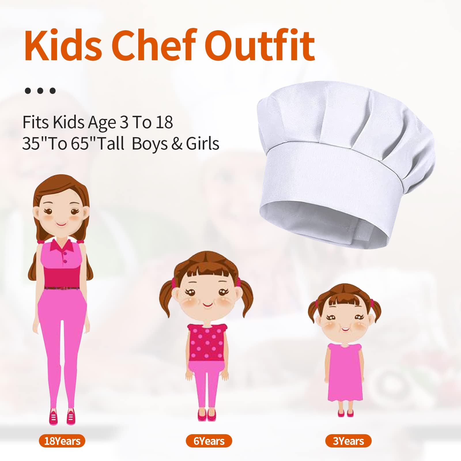 Набор из 4 белых детских повар – обзор и цена Kids Outdoor Kitchen Accessories
